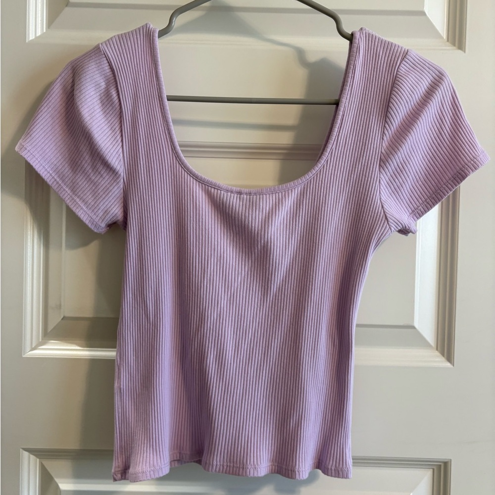 Topshop Ribbed Crop Top - Picture 3 of 3